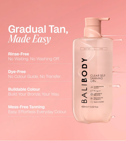 Bali Body Clear Self Tanning Gel