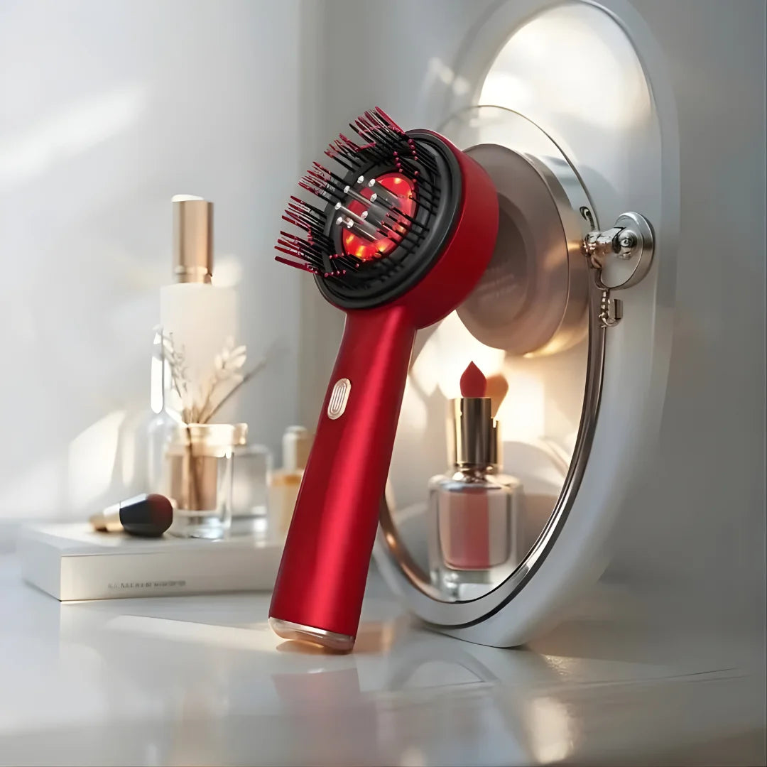 Red Light Scalp Massager Brush