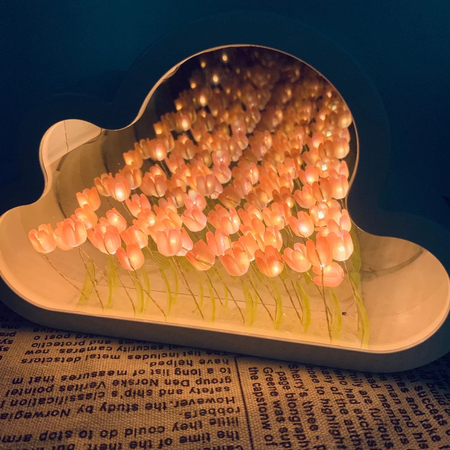 The Forever Tulips™  - Infiniy Cloud Mirror